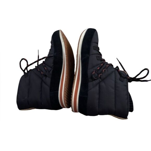 Teva Women's Ember lace Slipper Boots in black 9 - Picture 7 of 10